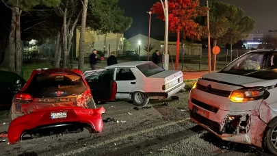 Tekirdağ’da zincirleme trafik kazası: 3 yaralı