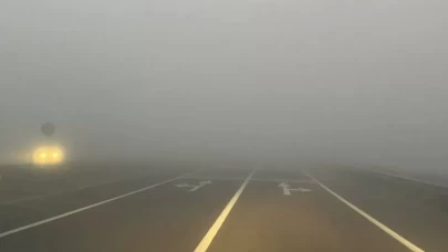 Kütahya'da sis etkili oldu!