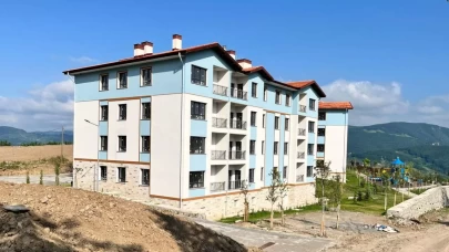 Ordu'da heyelan mağdurları için yapılan konutlar tamamlandı