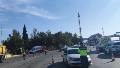 Germencik’te havadan trafik denetimi