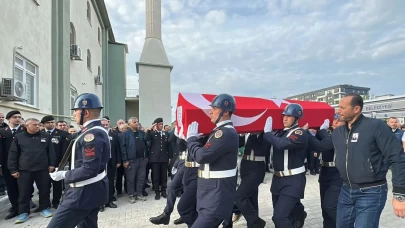 Öldürülen emekli astsubay son yolculuğuna uğurlandı