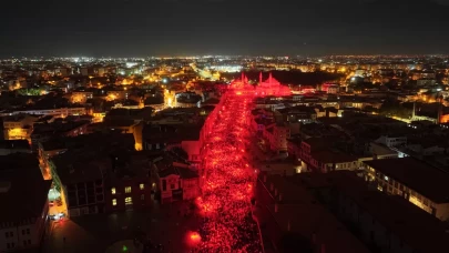Konya’da 75 bin kişi katil İsrail’in Gazze soykırımına karşı vicdanın sesi oldu