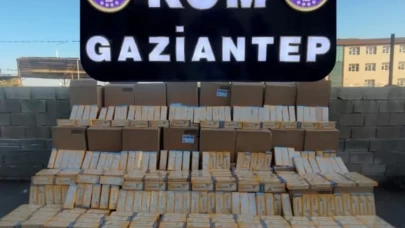 Gaziantep’te kaçak sigara operasyonu: 43 bin paket ele geçirildi