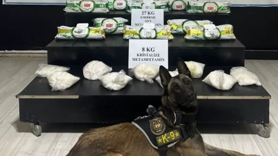 3 araçta 43 kilo yasaklı madde ele geçirildi