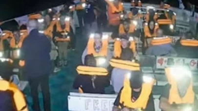 İsrail donanması, Gazze’ye yardım götüren Özgürlük Filosu’na uluslararası sularda müdahale etti