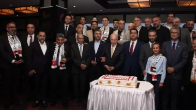 EGC'den gövde gösterisi! Basın Şeref Ödülü Filistinli şehit gazetecilere...