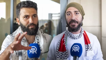 Özgürlük Filosu'ndaki Türk aktivistler gazetecilere konuştu