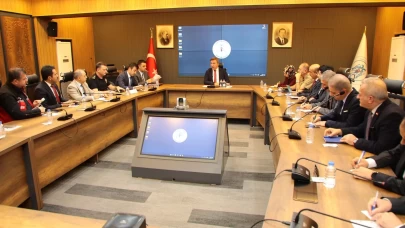 Vali Aydoğdu, birim amirleriyle toplantı yaptı