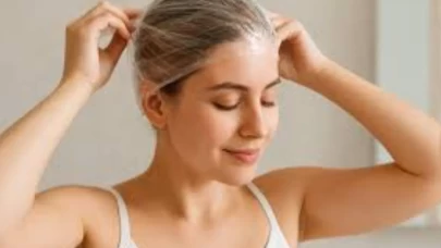 Streç filmle saç düzleştirme yöntemi