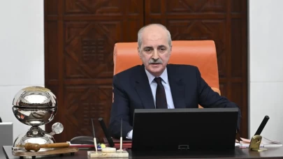 TBMM Başkanı Kurtulmuş, TÜRKPA Genel Sekreteri Ramil Hasan’ı kabul etti