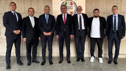 TFF Başkanı Hacıosmanoğlu’ndan İtalya Futbol Federasyonu’na ziyaret