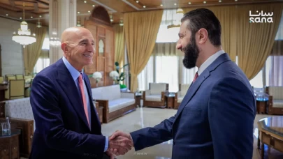 Suriye Devlet Başkanı Eş-Şara ile ABD temsilcisi Barrack görüştü
