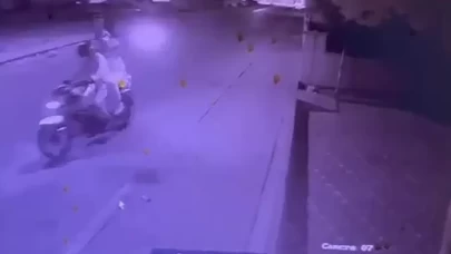 Motosikletli şüpheliler otomatik tabancayla berber dükkanına ateş açtı