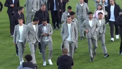 A Milli Takım, Bulgaristan maçı öncesi stadyuma adım attı