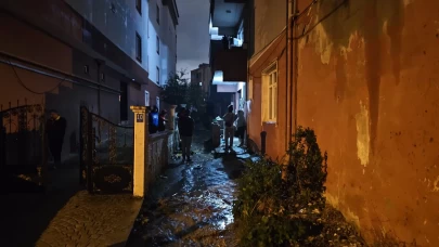 Çerkezköy'de sağanak etkili oldu