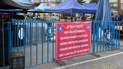 Müşteriye kötü davranan pazarcıların tezgahı geçici olarak kapatıldı