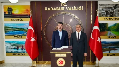 Bakan Kurum, Karabük'te ziyaretlerde bulundu