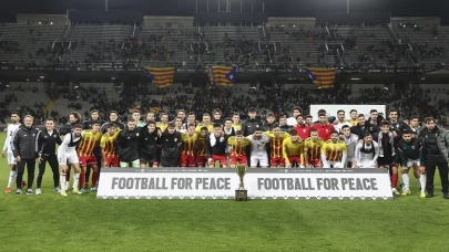 Filistin Milli Takımı'ndan Katalonya ile dostluk maçı