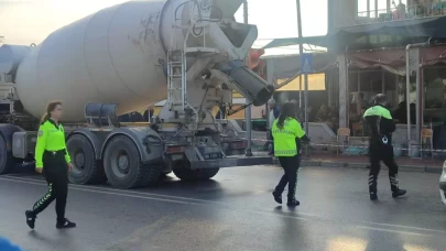 İzmir'de beton mikseri faciası yaşandı.