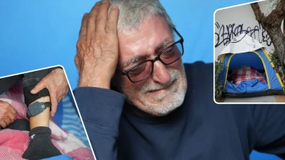 Şimdi çadırda kalıyor