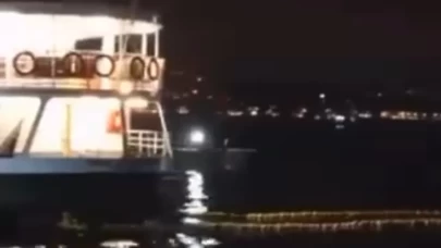 Beykoz açıklarında vapur balıkçı ağına takıldı!