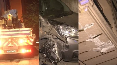 Eyüpsultan’da gece yarısı dehşet: Alkollü vinç sokaklara daldı! Mahalleli deprem sandı