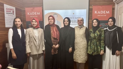 Kadem’den Antalya’da ‘şiddete karşı hep birlikte’ kampanyası tanıtımı