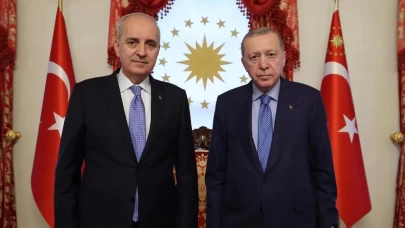 Cumhurbaşkanı Erdoğan, TBMM Başkanı Kurtulmuş'u kabul etti