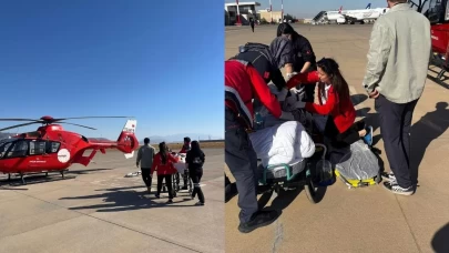 Şırnak’ta 16 yaşındaki hasta helikopter ambulansla Elazığ’a sevk edildi!