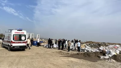 Çekyata iple bağlanmış halının içinden ceset çıktı