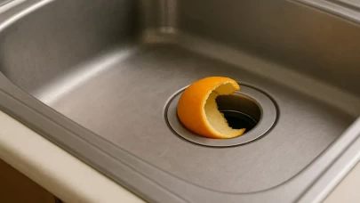 Portakal kabuğunu lavaboya atınca olanlara inanamayacaksınız