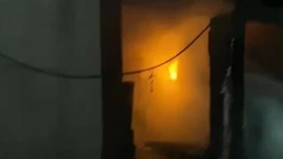 Aydın’da bağ evinde patlama paniği: Alevler evi küle çevirdi