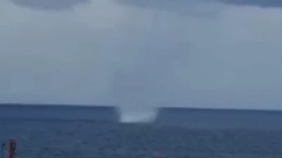 KKTC’de Esentepe sahilinde hortum paniği