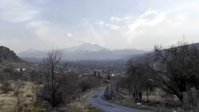 Erciyes’in eteklerinde sonbahar güzelliği