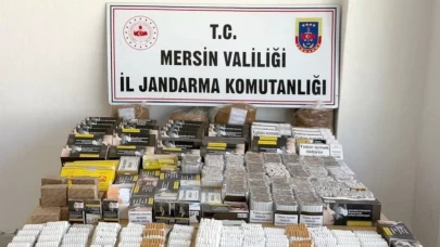 Mersin’de kaçak sigara operasyonu: 65 makine, binlerce makaron ve 97 kilo tütün ele geçirildi!