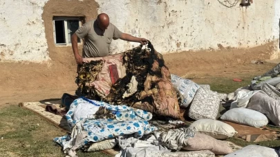 Kendi kendine yanan ev için seferber oldular! Duaların ardından yangınlar durdu