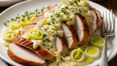 Pırasa ve krema soslu tarif gündemi sallıyor