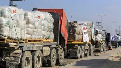 Gazze'nin yaraları sarılıyor: Türkiye'nin yardımları 102 bin tonu aştı