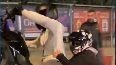 Bursa’da motosiklet şovu kazayla bitti: O anlar kamerada