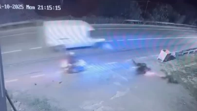 Direksiyon hakimiyetini kaybeden sürücü takla attı