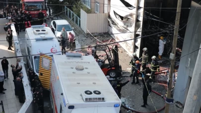 Kocaeli’de kozmetik fabrikası yangınına ilişkin