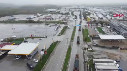 TSK zırhlı araçları Bulgaristan’a geçti