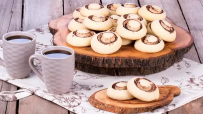 Ağızda kum gibi dağılan mantar kurabiyenin tarifi