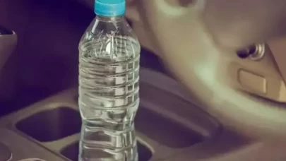 Arabada unutulan plastik su şişesi gizli tehlike!