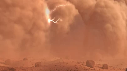 Mars'ta ilk kez şimşek ve gök gürültüsü kaydedildi