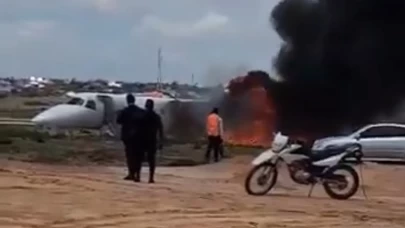 Kongo’da Bakanı taşıyan uçak pistten çıktı