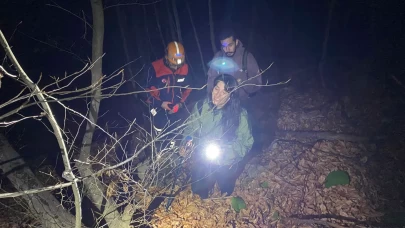 Saitabat Şelalesi’nde kaybolan iki kişi AFAD tarafından kurtarıldı