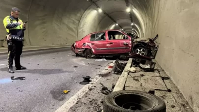Tünelde feci kaza!