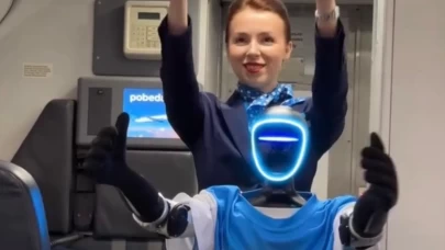 Robot kabin memuru ‘Volodya’ uçuşta görev yaptı