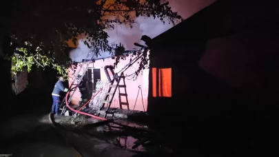 Erzincan'da korkutan yangın